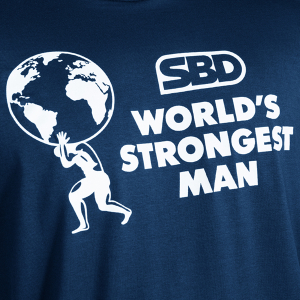 ワールドストロンゲストマン2024 Tシャツ Blue
