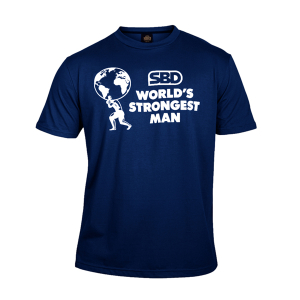 ワールドストロンゲストマン2024 Tシャツ Blue
