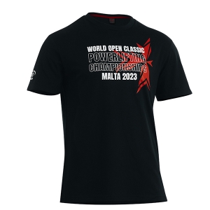 2023 IPF世界クラシックパワーリフティング選手権大会Tシャツ