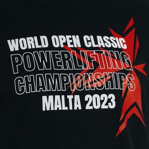 2023 IPF世界クラシックパワーリフティング選手権大会Tシャツ