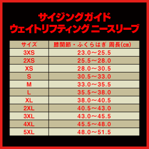 Reflect ウェイトリフティングニースリーブ