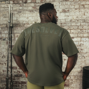 Resolve オーバーサイズ Tシャツ カーキ