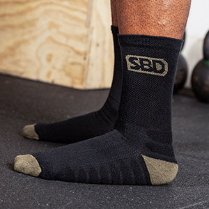 Endure スポーツソックス BLACK